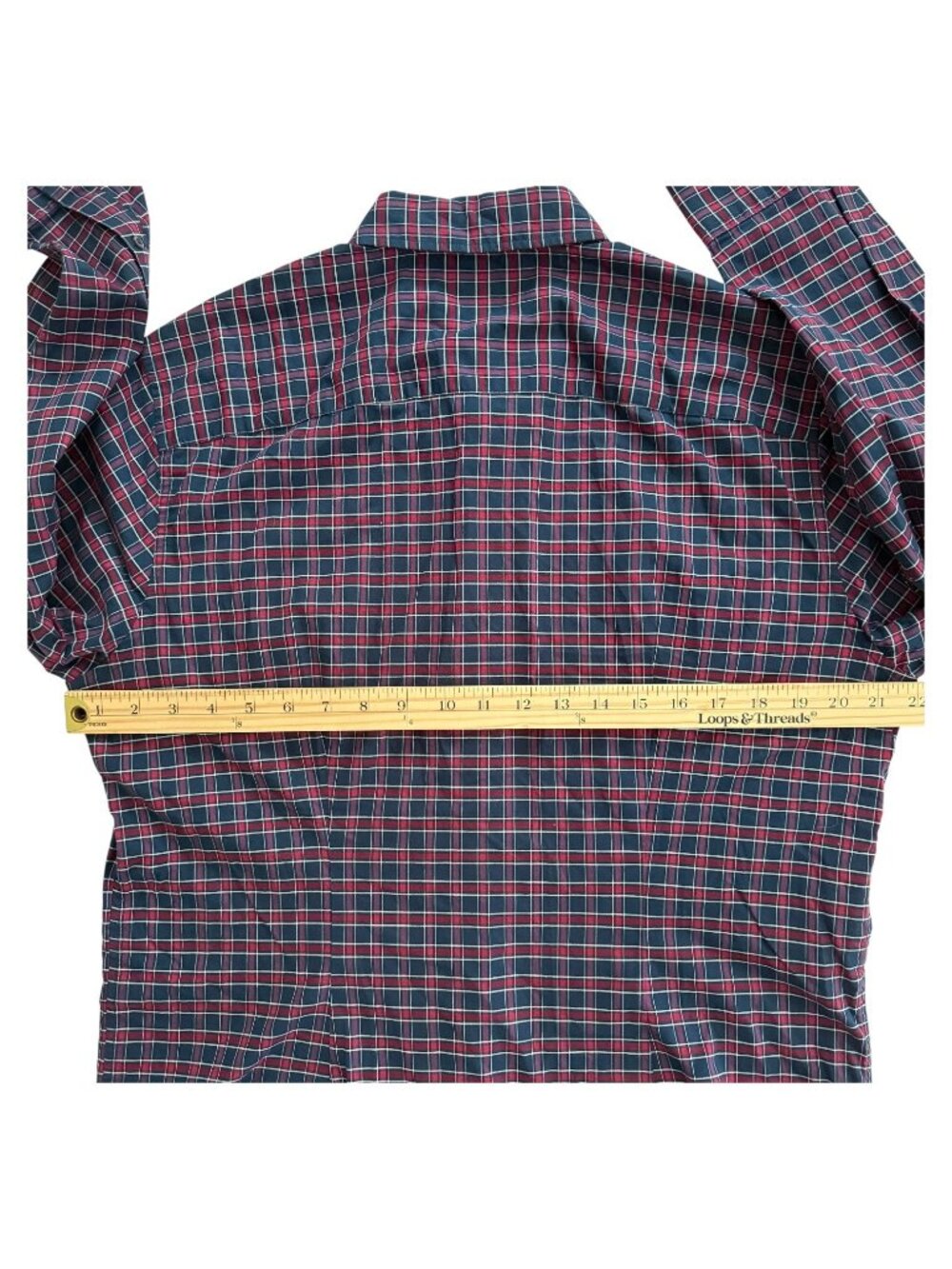 Bonobos Mens Plaid Button-Down Shirt Stretch Athletic Fit Long Sleeve Medium Sh - Picture 12 of 14